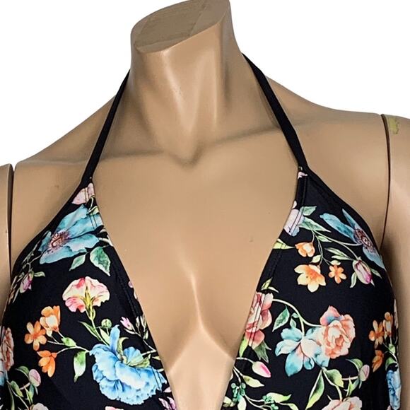 Kenneth Cole Reaction Swimsuit Floral Multicolored Print Padded Size 3X - Picture 6 of 16